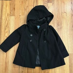 Old Navy Toddler Double Breasted Hooded Pea Coat